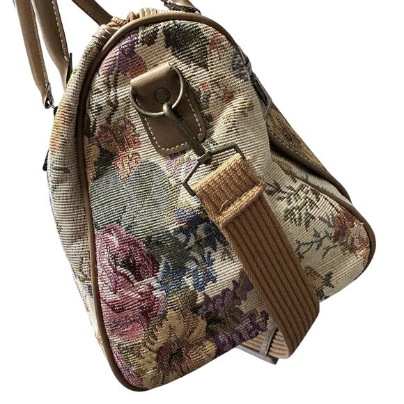 RARE VINTAGE LEISURE LUGGAGE CARRYON DUFFEL WEEKEND TRAVEL BAG NWT MACY'S - Picture 7 of 12